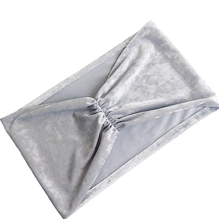 5 Wide Ruffle Crushed Velvet Chair Sashes SASH_VEL01_W_086