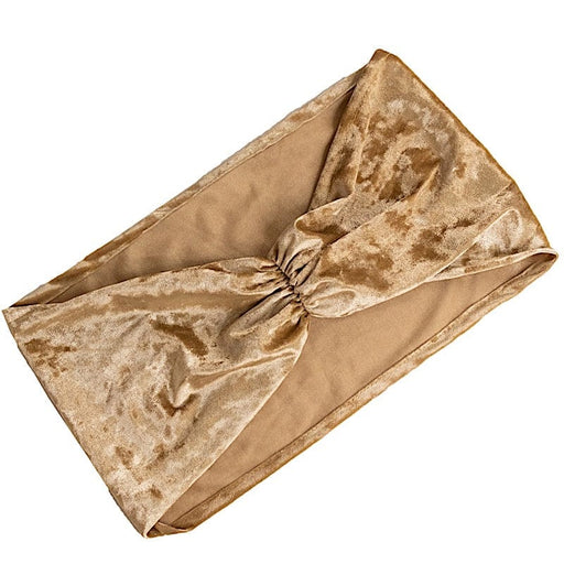 5 Wide Ruffle Crushed Velvet Chair Sashes SASH_VEL01_W_CHMP