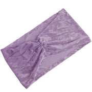 5 Wide Ruffle Crushed Velvet Chair Sashes SASH_VEL01_W_LAV