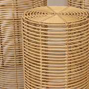 5 Woven Rattan Wicker Plant Stands - Natural PROP_BOX_WAV01_SET5_NAT