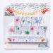 5" x 3" Acrylic Multicolor Flashing LED Happy Birthday Cake Topper - Clear WOD_METLTR07_BDAY_ASST