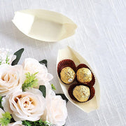 50 Biodegradable Pine Wood Boat Shaped Food Trays - Natural DSP_BIRC_BO001_6