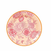 50 Dessert and Dinner Plates with Gold Rim - Dusty Rose Spring Floral Print DSP_PPR0032_SET_080