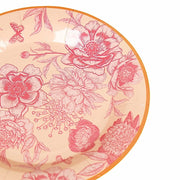 50 Dessert and Dinner Plates with Gold Rim - Dusty Rose Spring Floral Print DSP_PPR0032_SET_080