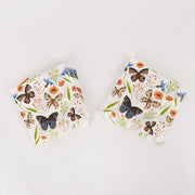 50 Disposable 2 Ply Paper Napkins Field Herbs and Butterfly Print - Assorted NAP_BEV12_IVR