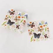 50 Disposable 2 Ply Paper Napkins Field Herbs and Butterfly Print - Assorted NAP_BEV12_IVR