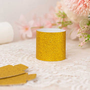 50 Disposable Glitter Paper Napkin Rings
