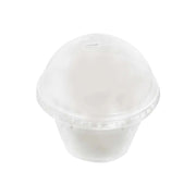 50 Dome Lid Plastic Dessert Parfait Cups - Clear DSP_DST_CU012_7_CLR