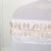 50 ft Taffeta Ribbon Sash DIY Fabric Leaves Petals Garland