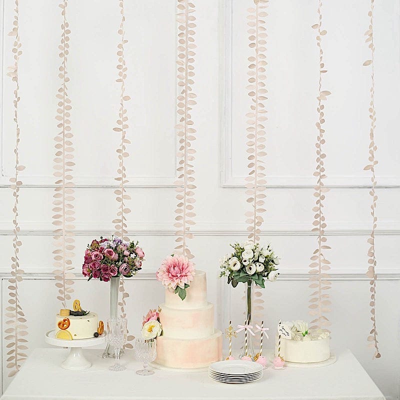 50 ft Taffeta Ribbon Sash DIY Fabric Leaves Petals Garland