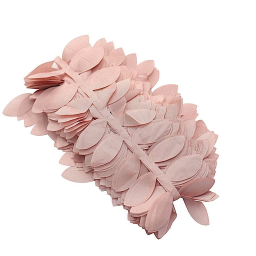 50 ft Taffeta Ribbon Sash DIY Fabric Leaves Petals Garland