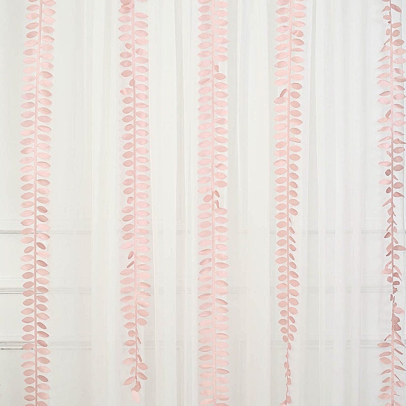 50 ft Taffeta Ribbon Sash DIY Fabric Leaves Petals Garland