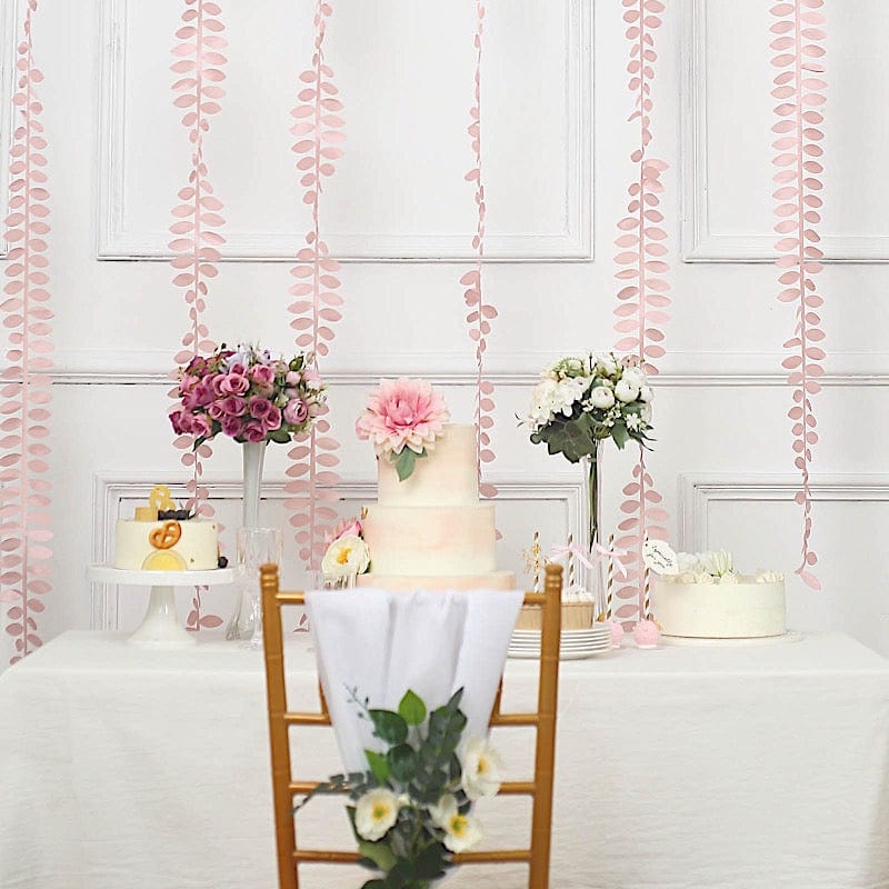 50 ft Taffeta Ribbon Sash DIY Fabric Leaves Petals Garland