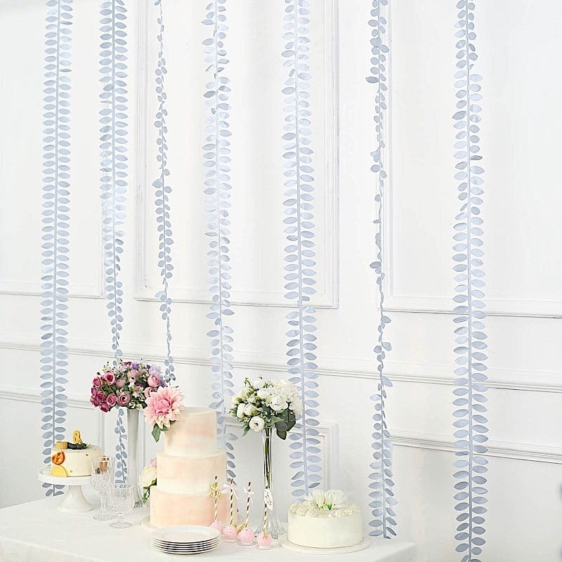 50 ft Taffeta Ribbon Sash DIY Fabric Leaves Petals Garland