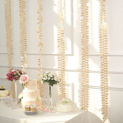 50 ft Taffeta Ribbon Sash DIY Fabric Leaves Petals Garland