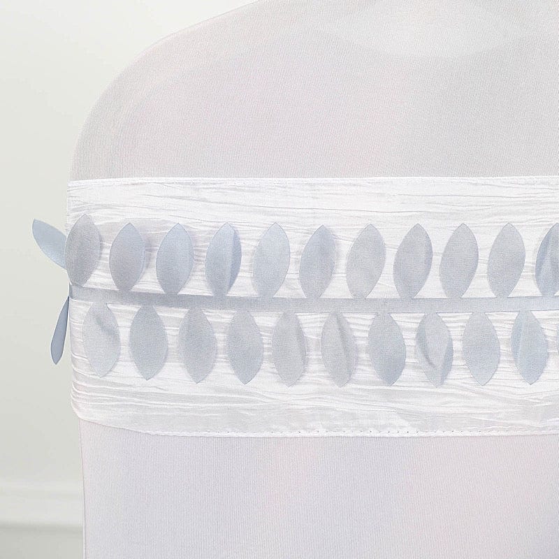 50 ft Taffeta Ribbon Sash DIY Fabric Leaves Petals Garland