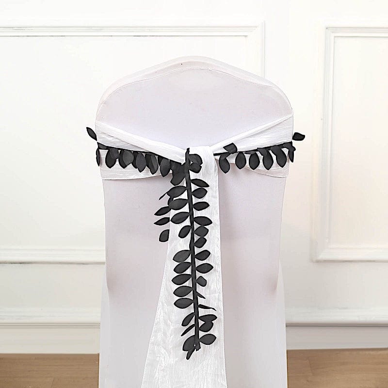 50 ft Taffeta Ribbon Sash DIY Fabric Leaves Petals Garland