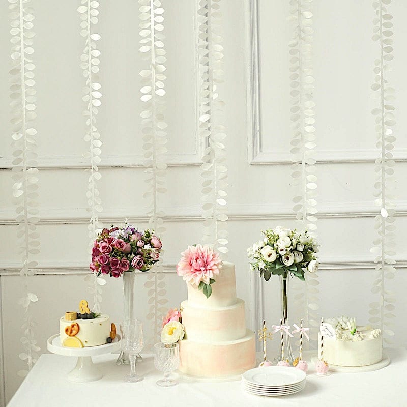 50 ft Taffeta Ribbon Sash DIY Fabric Leaves Petals Garland