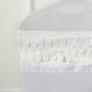 50 ft Taffeta Ribbon Sash DIY Fabric Leaves Petals Garland