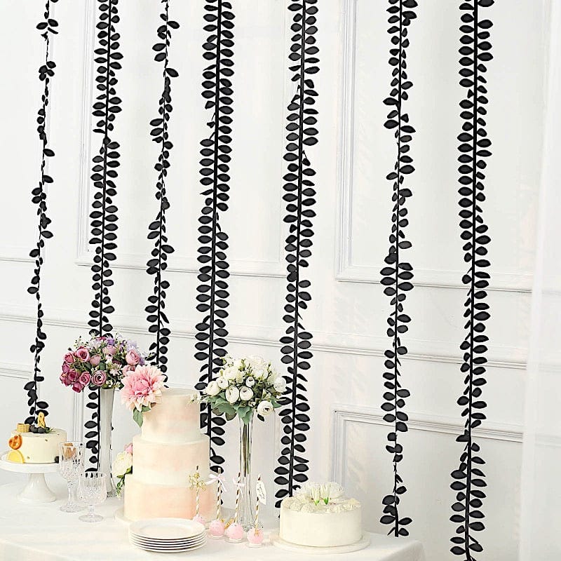 50 ft Taffeta Ribbon Sash DIY Fabric Leaves Petals Garland