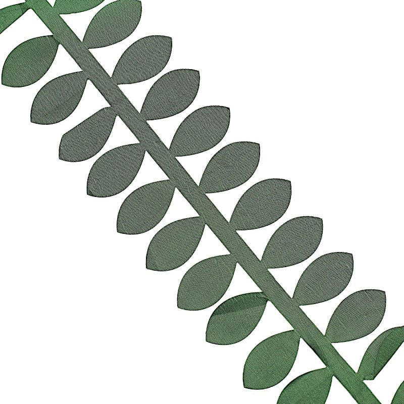 50 ft Taffeta Ribbon Sash DIY Fabric Leaves Petals Garland