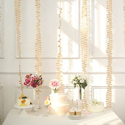 50 ft Taffeta Ribbon Sash DIY Fabric Leaves Petals Garland