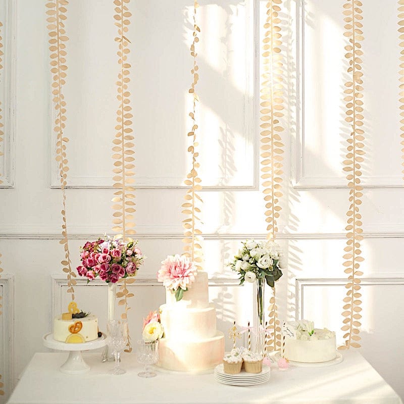 50 ft Taffeta Ribbon Sash DIY Fabric Leaves Petals Garland