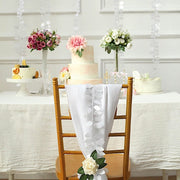 50 ft Taffeta Ribbon Sash DIY Fabric Leaves Petals Garland