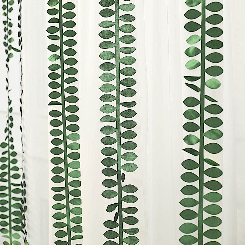 50 ft Taffeta Ribbon Sash DIY Fabric Leaves Petals Garland