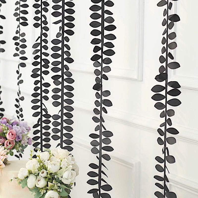 50 ft Taffeta Ribbon Sash DIY Fabric Leaves Petals Garland