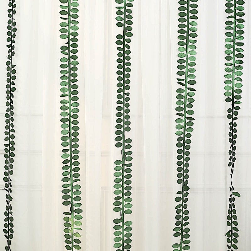 50 ft Taffeta Ribbon Sash DIY Fabric Leaves Petals Garland