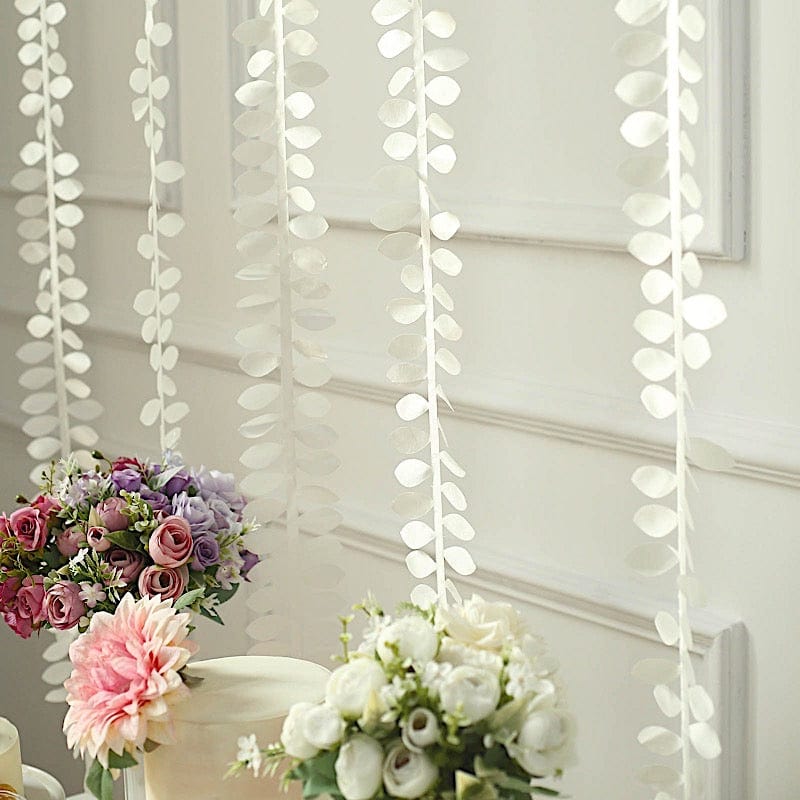 50 ft Taffeta Ribbon Sash DIY Fabric Leaves Petals Garland