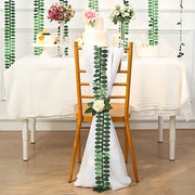 50 ft Taffeta Ribbon Sash DIY Fabric Leaves Petals Garland