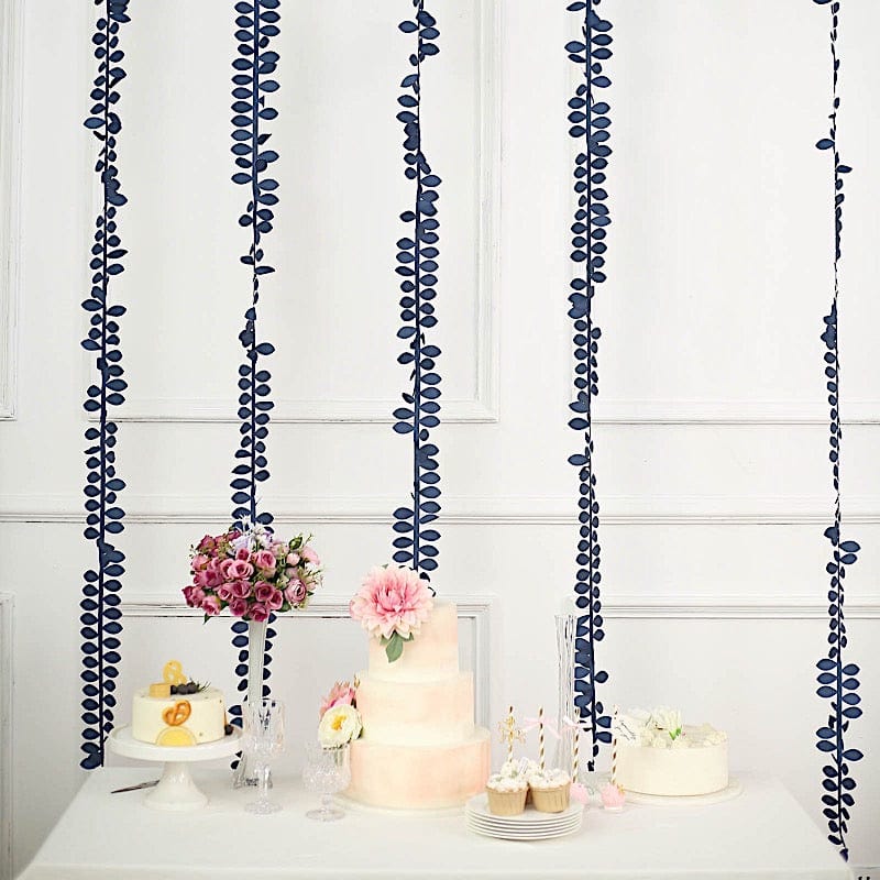 50 ft Taffeta Ribbon Sash DIY Fabric Leaves Petals Garland