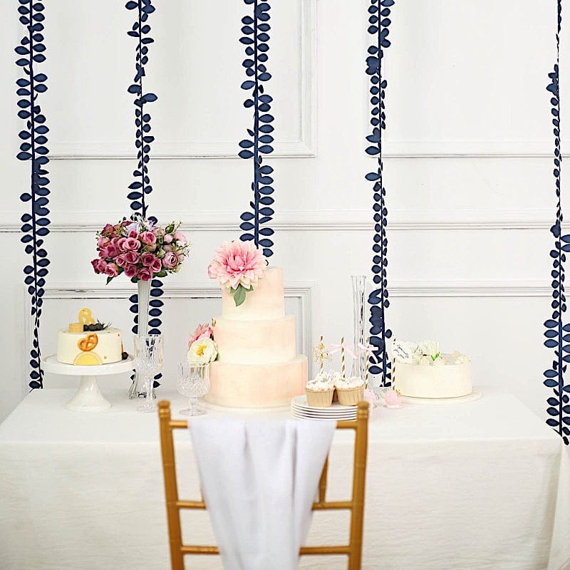 50 ft Taffeta Ribbon Sash DIY Fabric Leaves Petals Garland