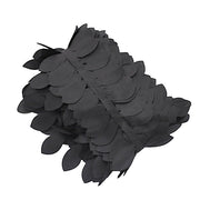 50 ft Taffeta Ribbon Sash DIY Fabric Leaves Petals Garland RIB_LEAF_BLK