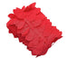 50 ft Taffeta Ribbon Sash DIY Fabric Leaves Petals Garland RIB_LEAF_RED