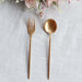 50 Heavy Duty Plastic Dessert Forks and Spoons - Gold DSP_YY0012A_7_GOLD