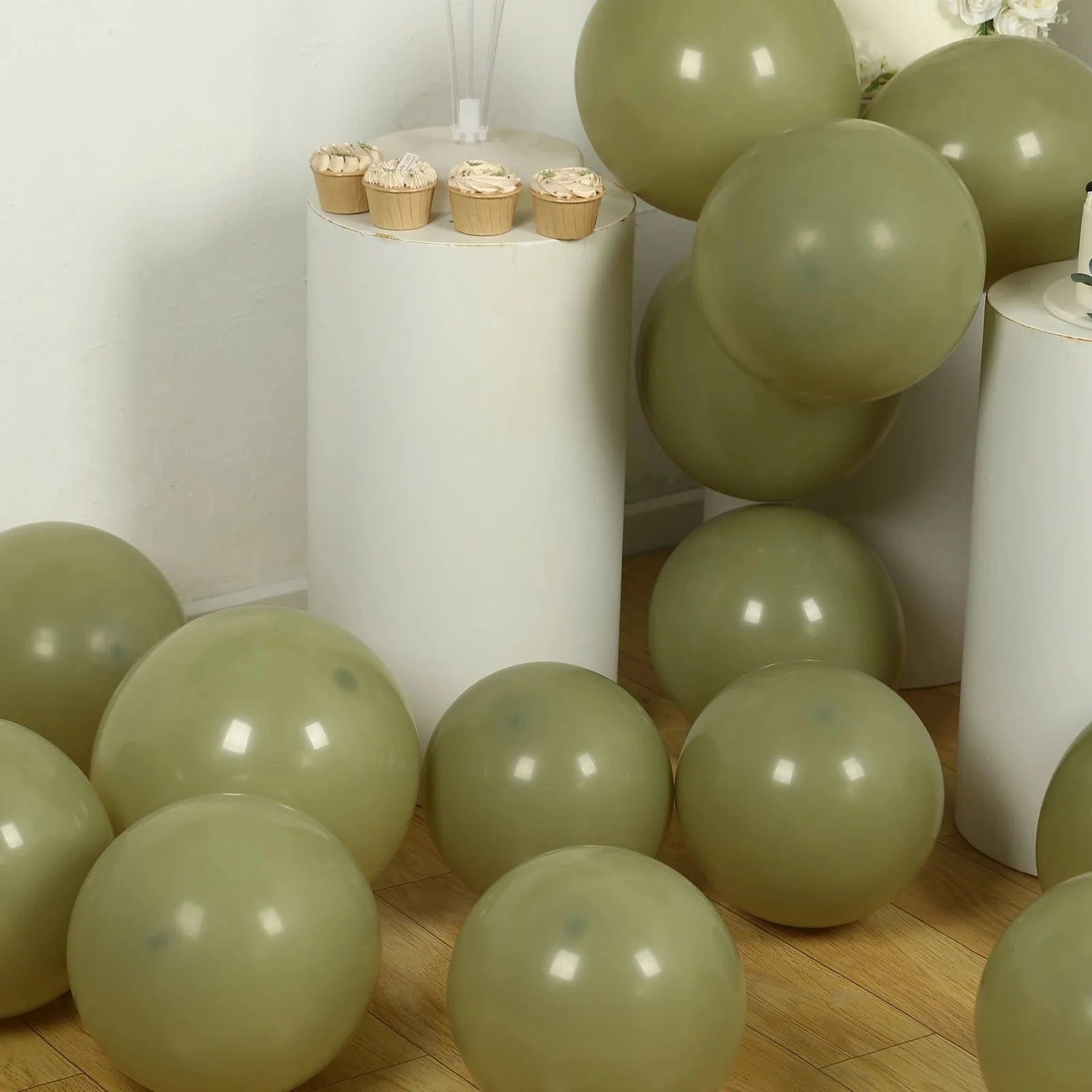 50 Matte Pastel Biodegradable Balloons