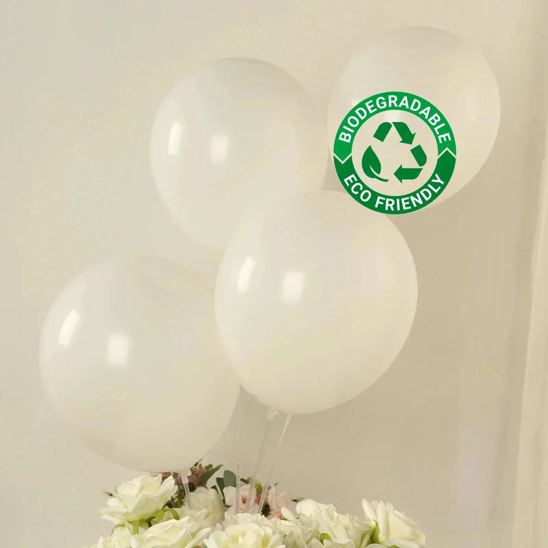 50 Matte Pastel Biodegradable Balloons