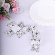 50 Metallic 4" Butterfly Mini Square Paper Cupcake Dessert Liners - Gold