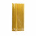 50 Metallic 8" Disposable Food Grade Drinking Paper Straws - Gold STRAW_YY34_GOLD