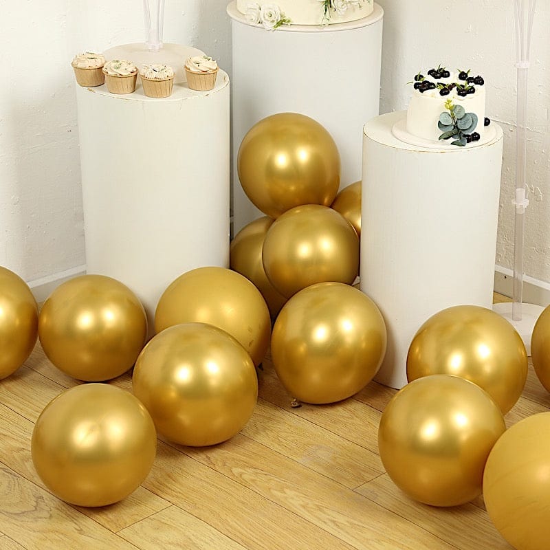 50 Metallic Biodegradable Party Balloons