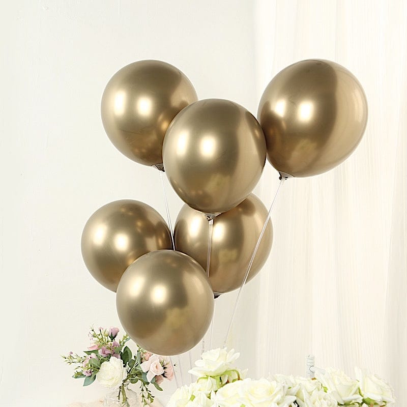 50 Metallic Biodegradable Party Balloons
