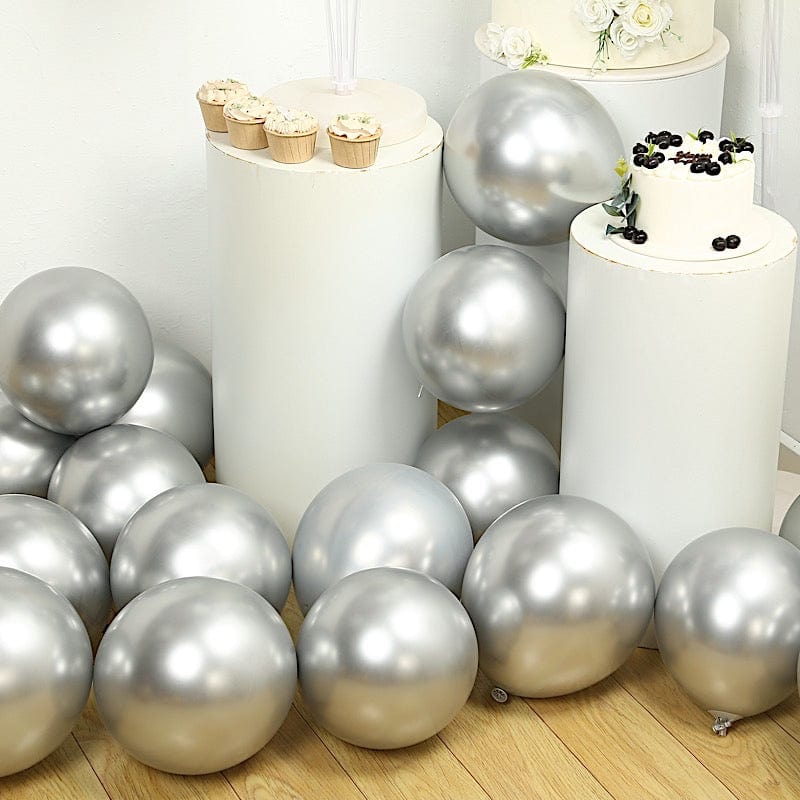 50 Metallic Biodegradable Party Balloons