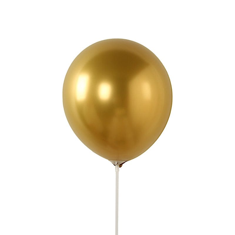 50 Metallic Biodegradable Party Balloons BLOON_BIO_MET_12_GOLD