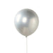 50 Metallic Biodegradable Party Balloons BLOON_BIO_MET_12_SILV