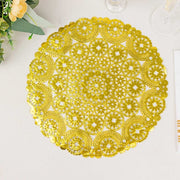 50 Metallic Medallion Style Paper Placemats - Gold DSP_PPDOL_RND02_12_GOLD