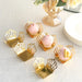 50 Mini Metallic Crown Truffle Cup Dessert Liners - Gold CAKE_WRAP_PAP06_GOLD