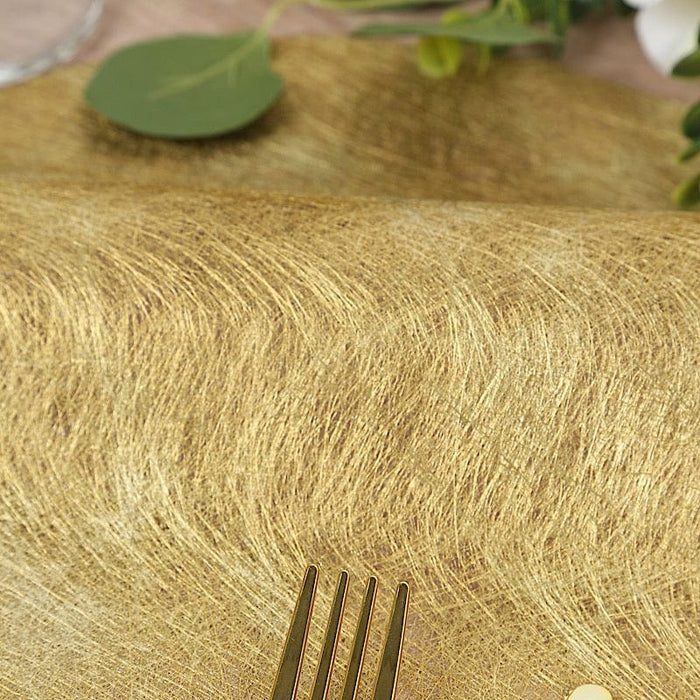 50 Non-Woven 13" Mesh Fiber Disposable Round Placemats